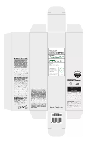 T Vt Cosmetics Cica Reedle Shot 300, Exosoma Nocturno