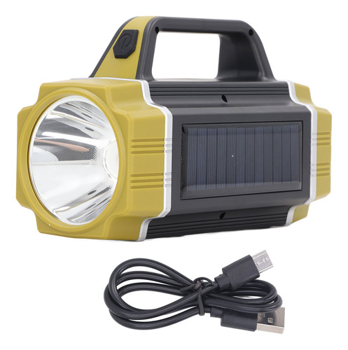 Linterna Solar Portátil Con Iluminación Frontal, 6 Gear Supe