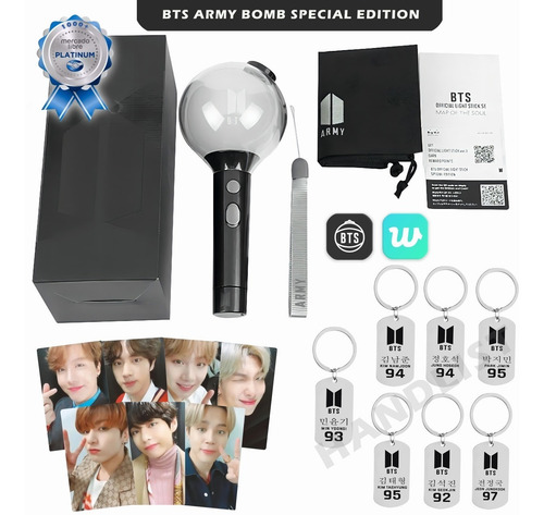 Bts Army Bomb V4 Lightstick Aplicación Original Concierto Bl
