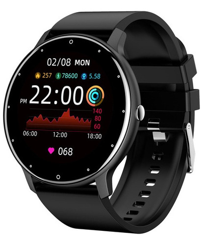 Reloj Deportivo Zl02d Con Pantalla Redonda Inteligente Ip67