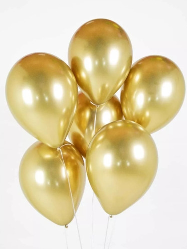 Globos Chrome Latex Pulgadas X 10 Unidades