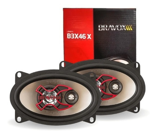 Alto Falante 4x6 Polegadas Bravox B3x46x 80w Rms