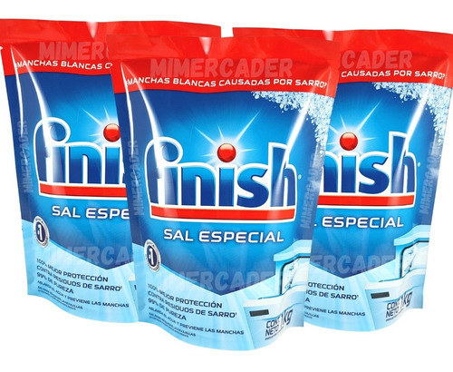 Pack De Sal Finish Para Lavavajillas 3 K