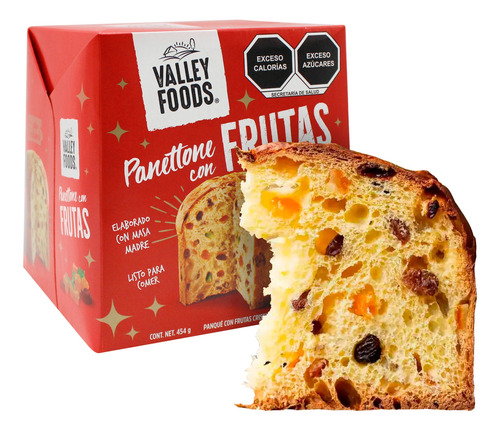 Panettone Pan Pastel Italiano Tradicional Con Frutas Panque