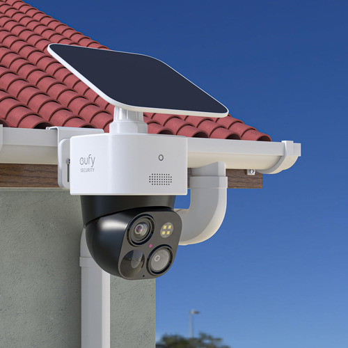 Okemeeo - Soporte De Canalón Para Eufy Solocam S340, Soporte