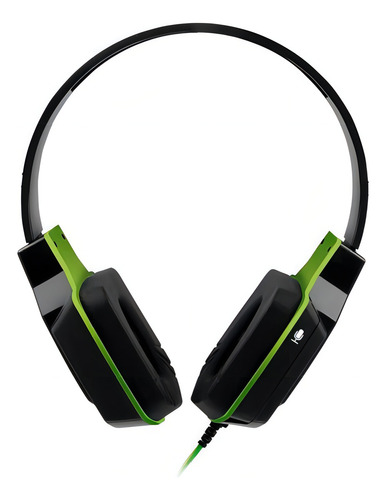 Fone de ouvido Gamer P2 Multilaser Ph146 cor verde com preto