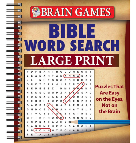 Libro:  Brain Games - Bible Word Search (large Print)
