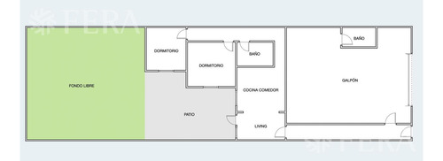 Venta De Casa 3 Ambientes Con Galpon Y Patio En Wilde