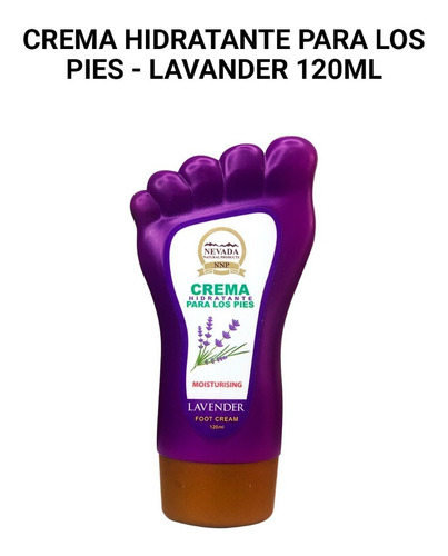 Crema Hidratante Para Los Pies - Lavander 120ml