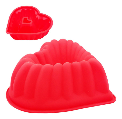 Molde En Forma De Corazón Molde Estriado En Forma De Corazón