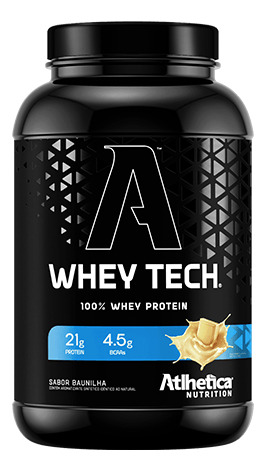 Proteina Whey Tech Blend Isolate 900 Gr Atlhetica Nutrition Vainilla