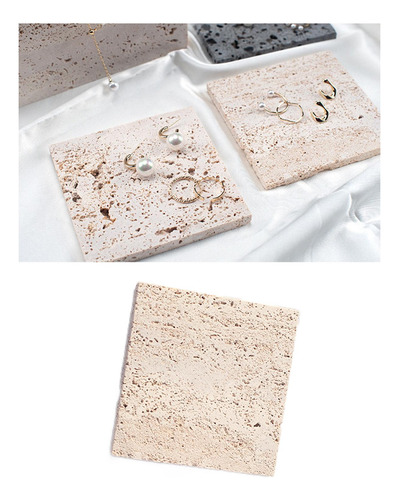 Foto De Piedra Natural Props Studio Con Cuadrado Beige