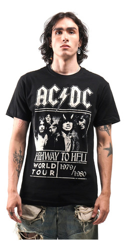 Camiseta Acdc Highway To Hell Tour 80 Rock Activity