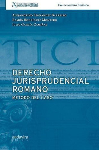 Libro: Derecho Jurisprudencial Romano:metodo Del Caso. Vv.aa