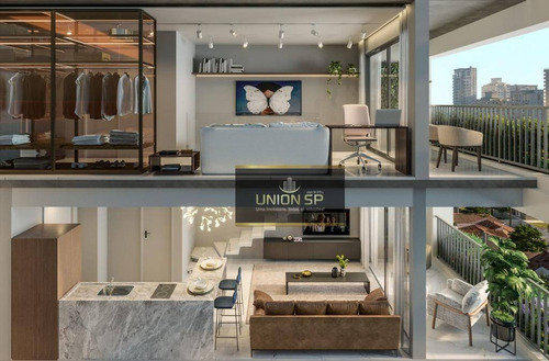 Imagem 4 de 13 de Apartamento Duplex Com 1 Dormitório À Venda, 73 M² Por R$ 1.411.827,00 - Moema - São Paulo/sp - Ad0193