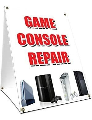 A-frame Acera Consola De Juegos Con Gráficos Sesión De Repar