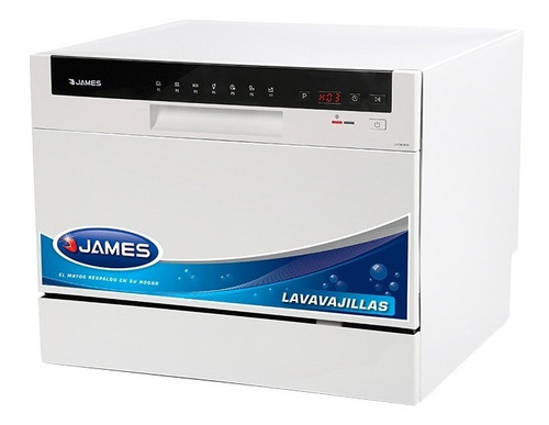 Lavavajillas James compacto Lvcm 6 cubiertos color blanco
