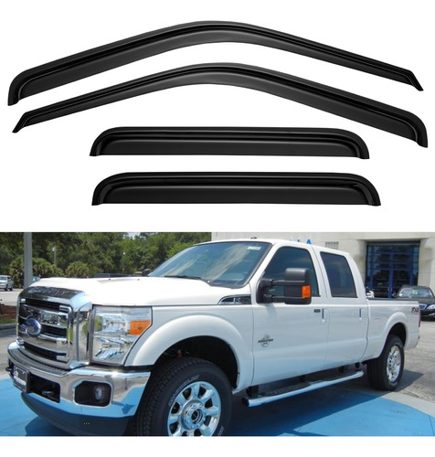 Viseras De Ventana Para Ford F250 F350 F450 F550 Super Duty 