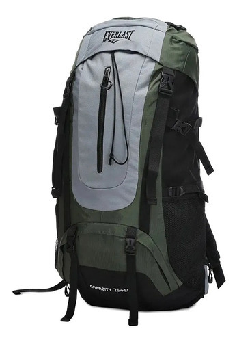 Mochila Mochilero Montaña Camping Everlast 75+5 Litros 