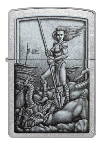 Encendedor Zippo Medieval Mythological Plateado Zp48371