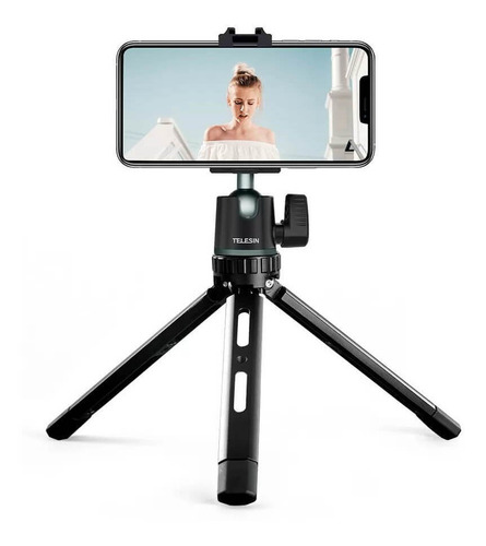 Tripé Para Celular E Câmeras Dslr Com Estrutura Em Alumínio