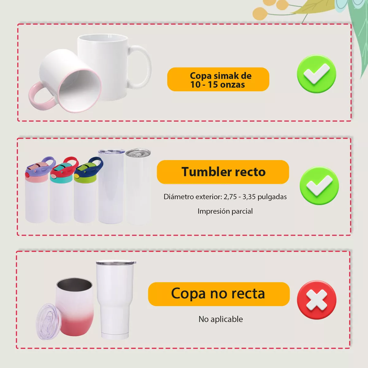 Tercera imagen para búsqueda de sublimacion de tazas