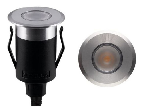 Balizador Way Up Stella De Solo Led Aluminio 1w Ip67 Quente 