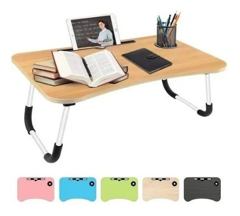 Mesa De Cama Plegable Multiusos Laptop Escritorio Portatil 