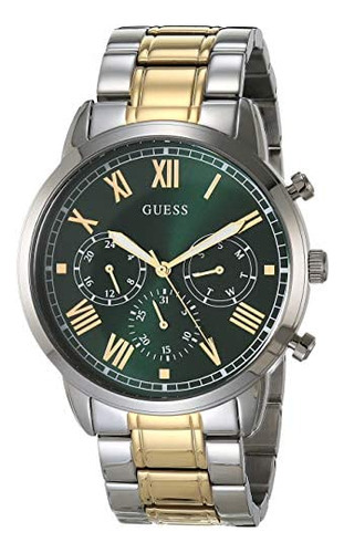 Guess Reloj Analógico Para Hombre Con Correa De Acero Inoxid