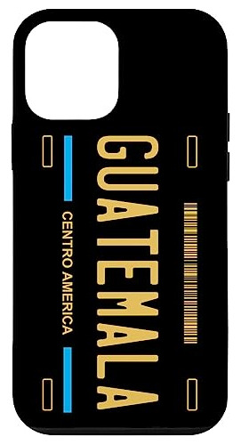 Funda Para iPhone 12 Mini Guatemala Guatemalan License Pl-02