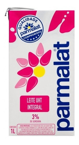 Leite Uht Parmalat Integral 1l - 6 Unidades