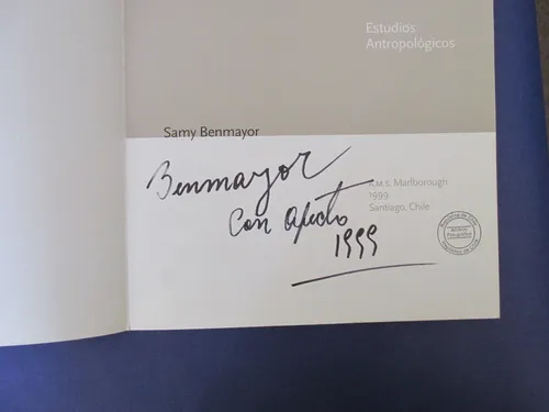 Catalogo Del Maestro Samy Benmayor Autografiado Año 1999 (Usado)