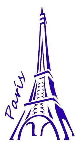 Torre Eiffel París Calcomanía, Vinil Decorativo Para Pared