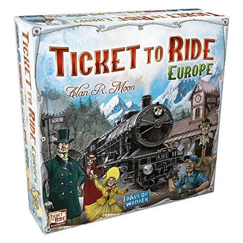 Ticket To Ride Europe Train Board Game For Adults And Family
