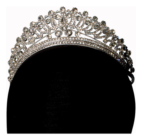 Corona Tiara Diadema Metal Brillantes Mediana Alma Hadas