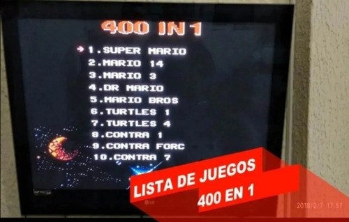 Mini Consola Sup Retro 400 In 1 Tipo Game Boy Juegos Clásico