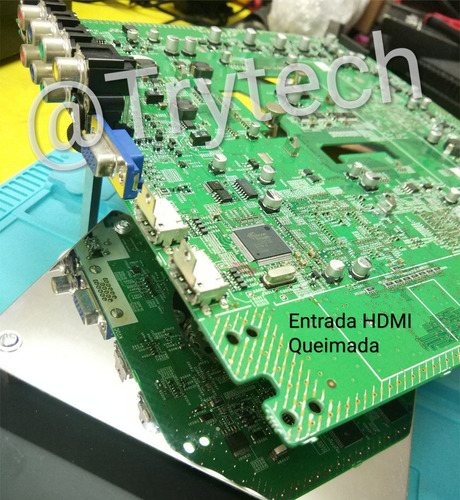 Imagem 4 de 10 de Reparo Em Placa Projetor Epson S12 W12 X14 Ex5210 Hc 707 ...
