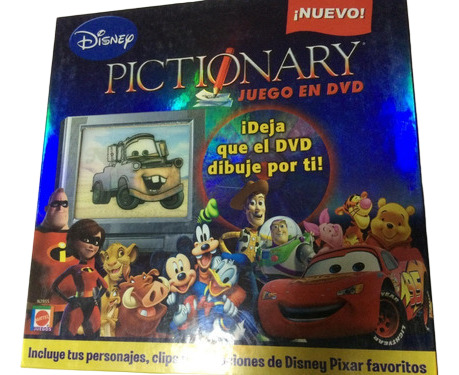 Juego De Mesa Pictionary Disney Dvd (Usado)