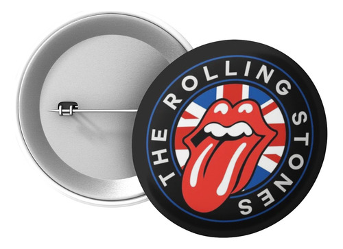 Pin Botón Bandas De Rock, Clasicas Varios 5.8cm