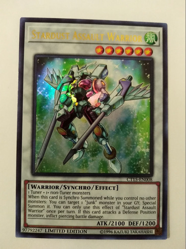 Stardust Assault Warrior - Ultra Rare     Ct15