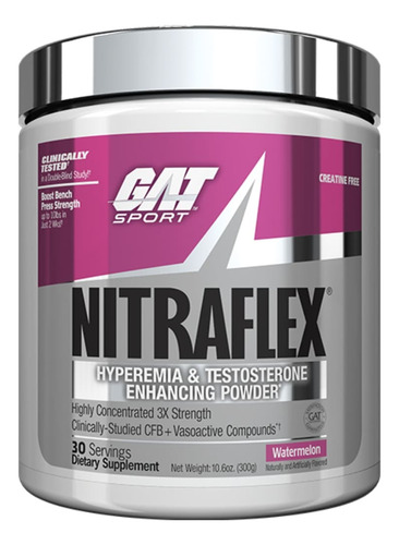 Nitraflex 30 Servicios Pre Workout Gat Sport - Tienda Física