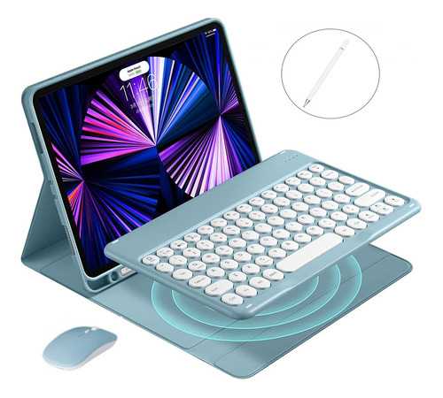 Funda Con Teclado, Mouse Y Lápiz Para iPad 10ª Gen 10.9'' 20