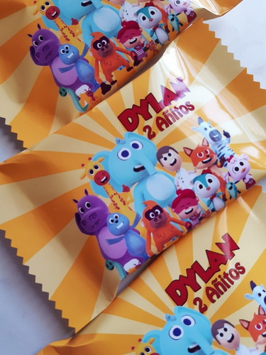 Candy Bar Canciones Del Zoo Personalizado 10 Niños