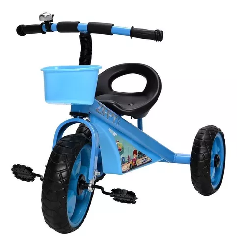 Zippy Toys Triciclo Infantil, Feito de Plástico e Aço Carbono