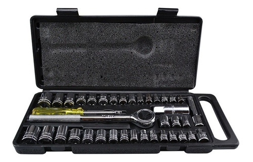 Juego De Dados Con 39 Piezas Para Mecanica Pretul Set-39