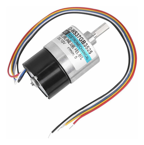 Dc 12v 7w 0.58a Motor Velocidad Sin Escobilla 5 Rmp Min