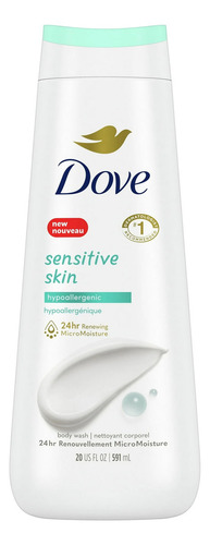 Jabón Liquido De Ducha Dove Body Wash Sensitive Skin 591 Ml