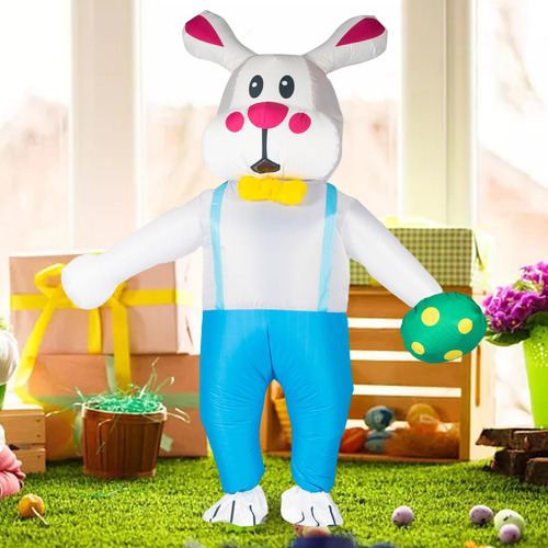 Disfraz De Conejo Inflable De Pascua Para Adultos Para