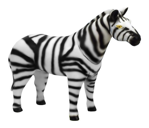 Brinquedo Zebra Real Animals Vinil Macio - Bee Toys