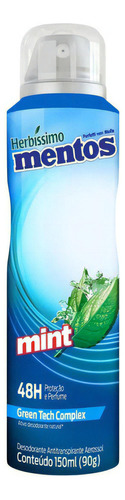 Desodorante Antitranspirante Herbissimo Mentos Mint 150ml